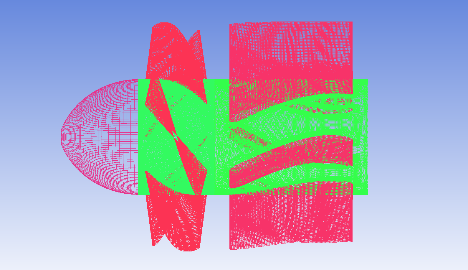轴流泵导叶结构化网格划分教程
